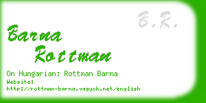 barna rottman business card
